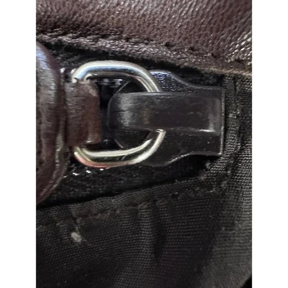 Prada Brown Lamb Leather Tote Large - Picture 13 of 14